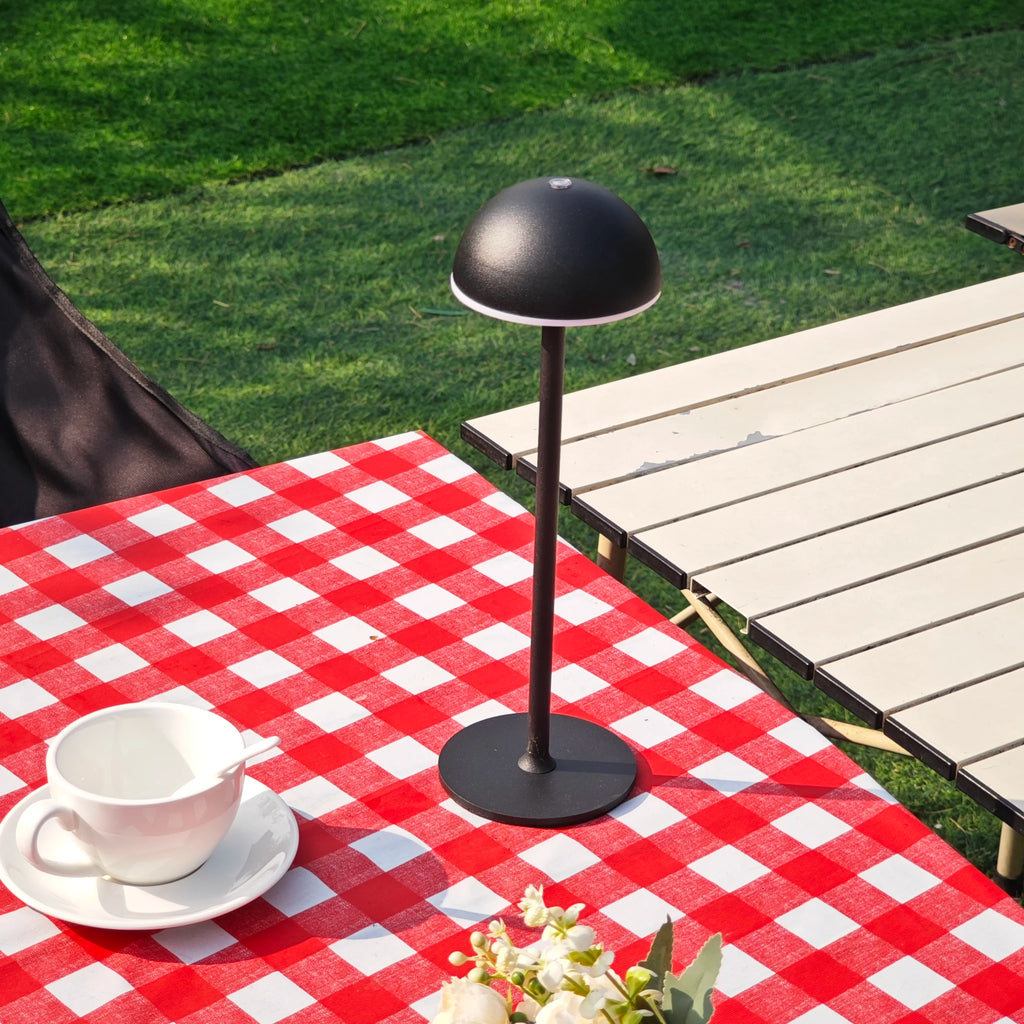 Aluminum Rechargeable Touch LED Table Lamp - Dimmable Restaurant Decor