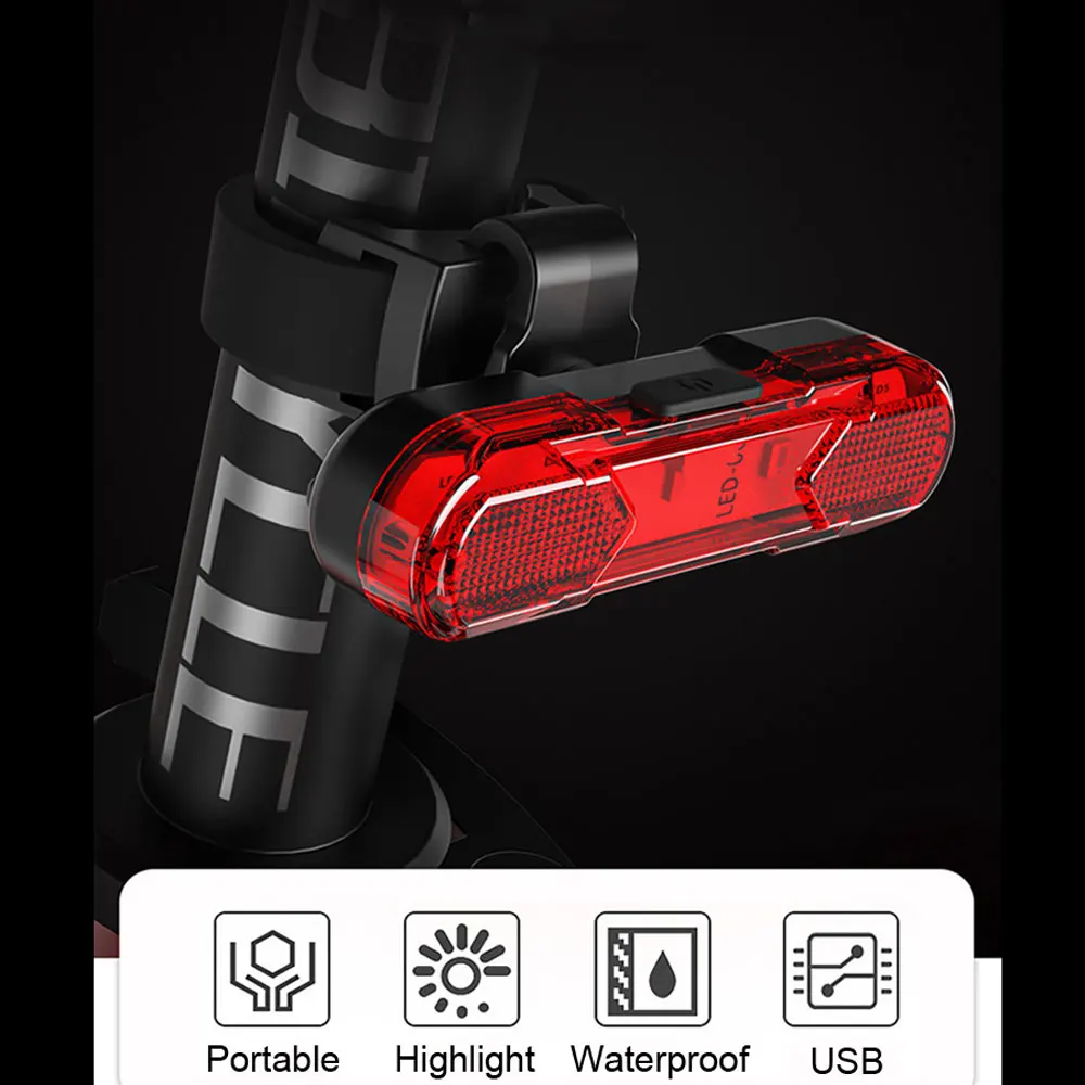 High-Lumen USB Rechargeable Bicycle Light