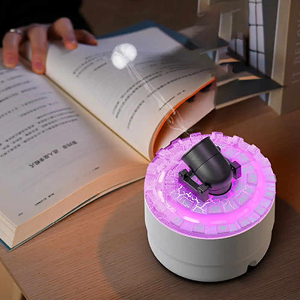 Aromatherapy Flame Humidifier with RGB Lights
