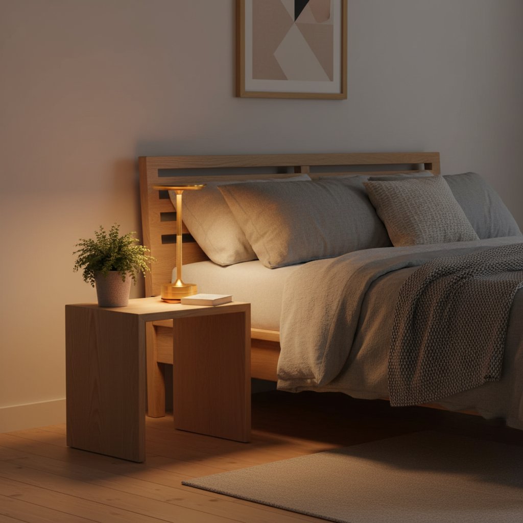 Touch lamp Gold - Bedroom lifestyle