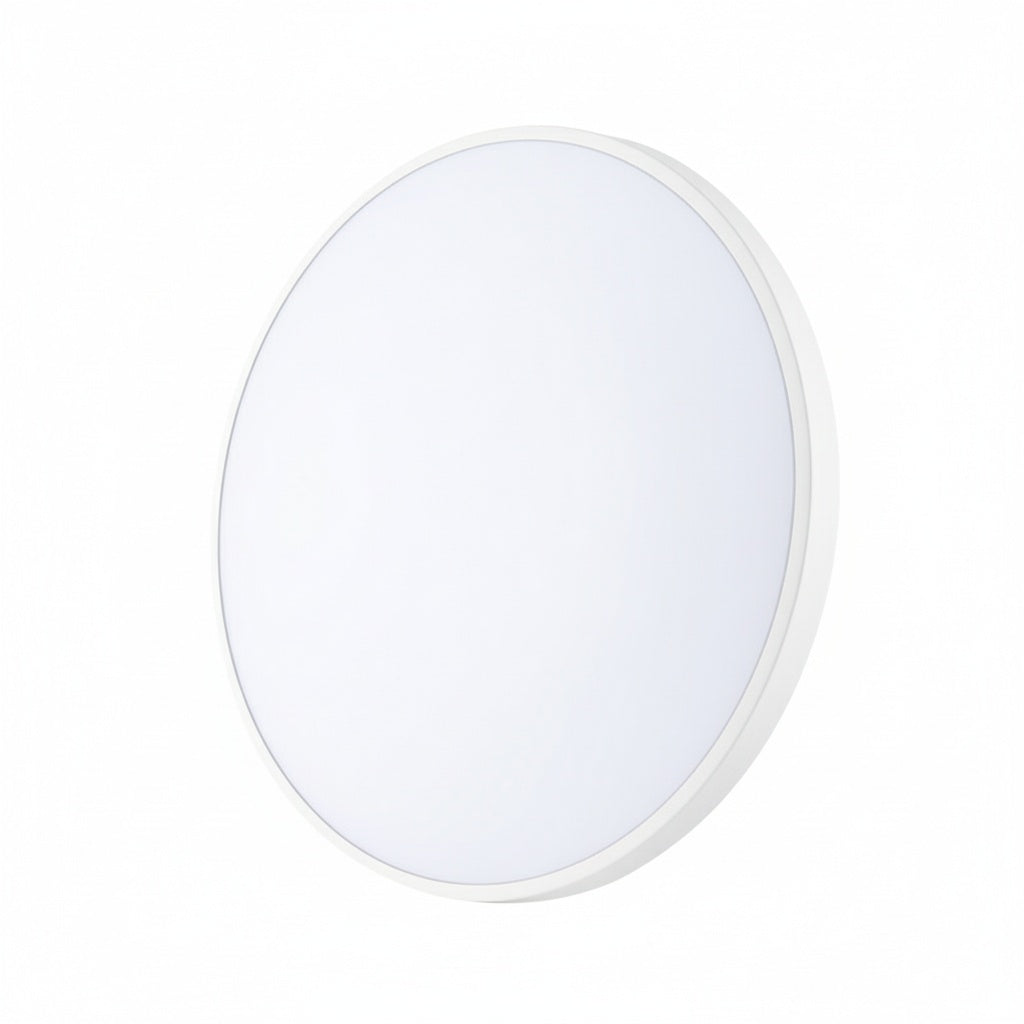 LED Tri-Proof Ceiling Light 18W white edge on white background