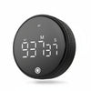 Black rotary countdown timer - white background hero