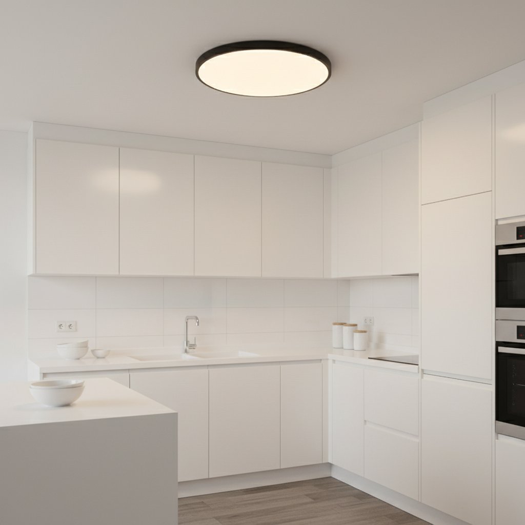 LED Tri-Proof ceiling light 18W white edge bedroom lifestyle