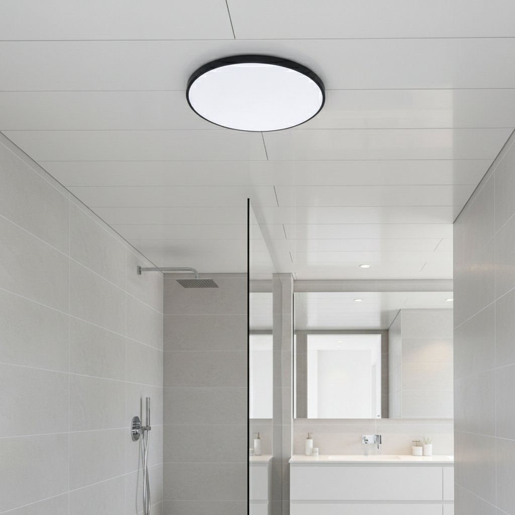 LED Tri-Proof ceiling light 18W white edge kitchen lifestyle