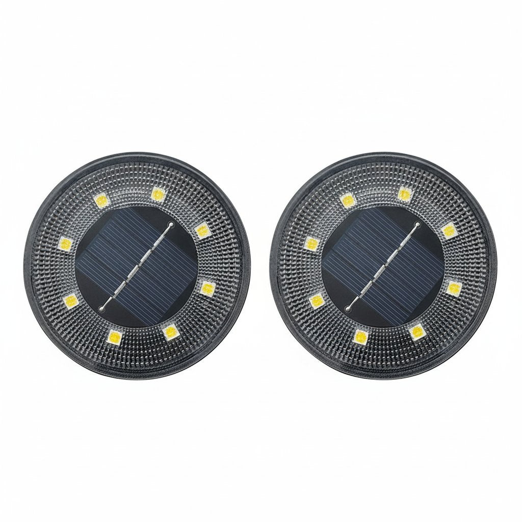 Solar Outdoor Step Lights - 2 Pack