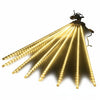 solar meteor shower lights outdoor warm white on white background