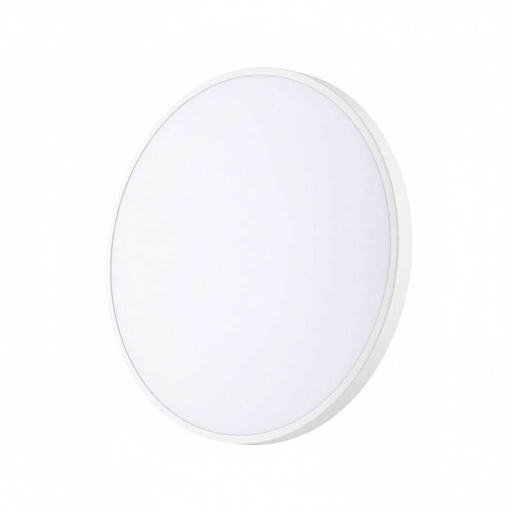 LED Tri-Proof Ceiling Light 24W white edge on white background