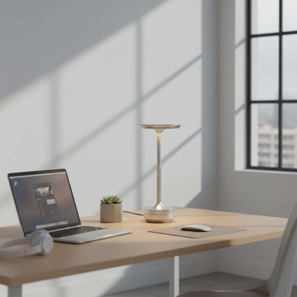 Touch lamp Silver - Office lifestyle