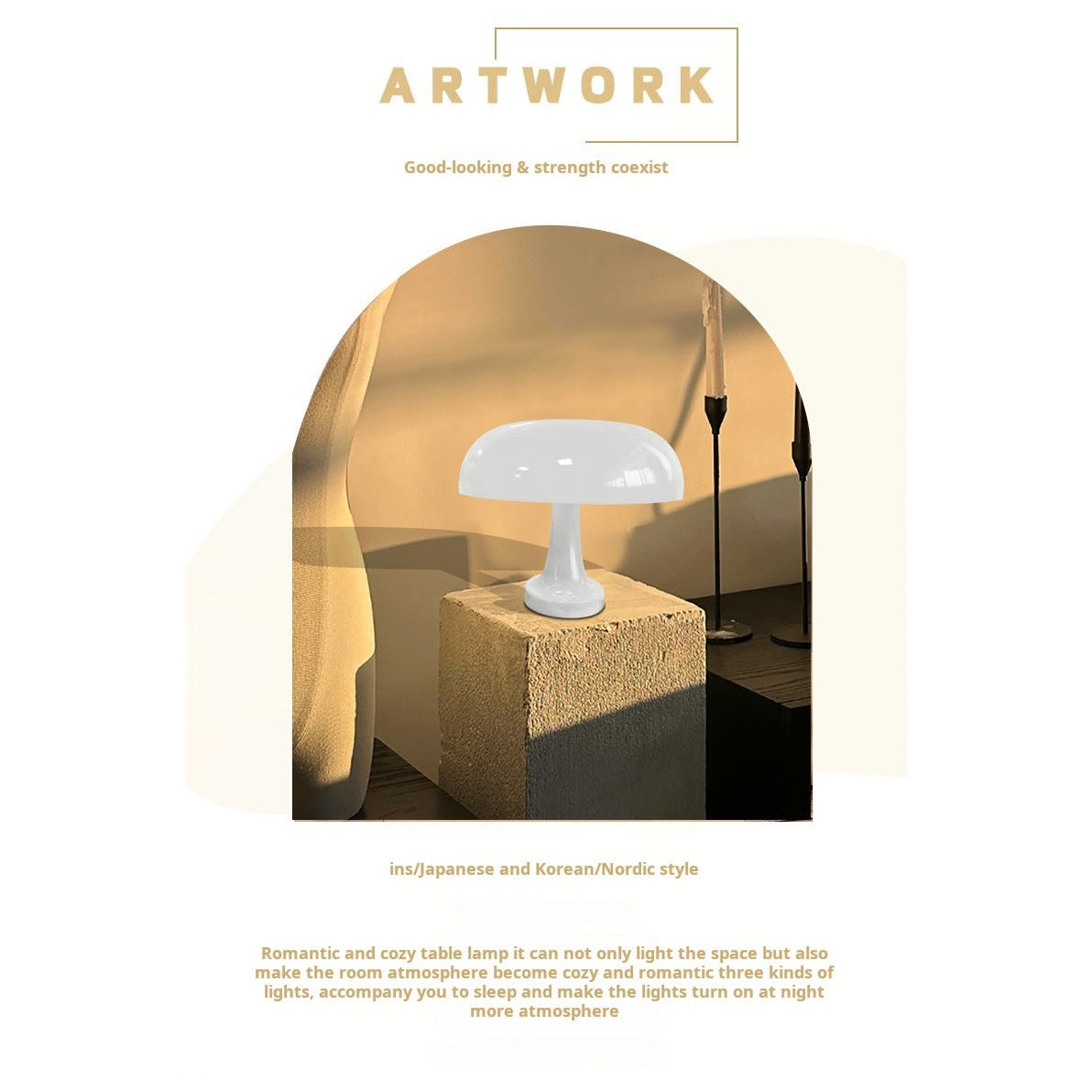 Mushroom Desk Lamp Features Overview