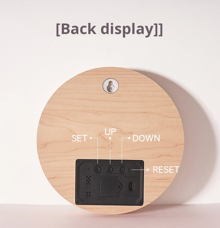 Nordic LED wall clock detail specifications - feature 6