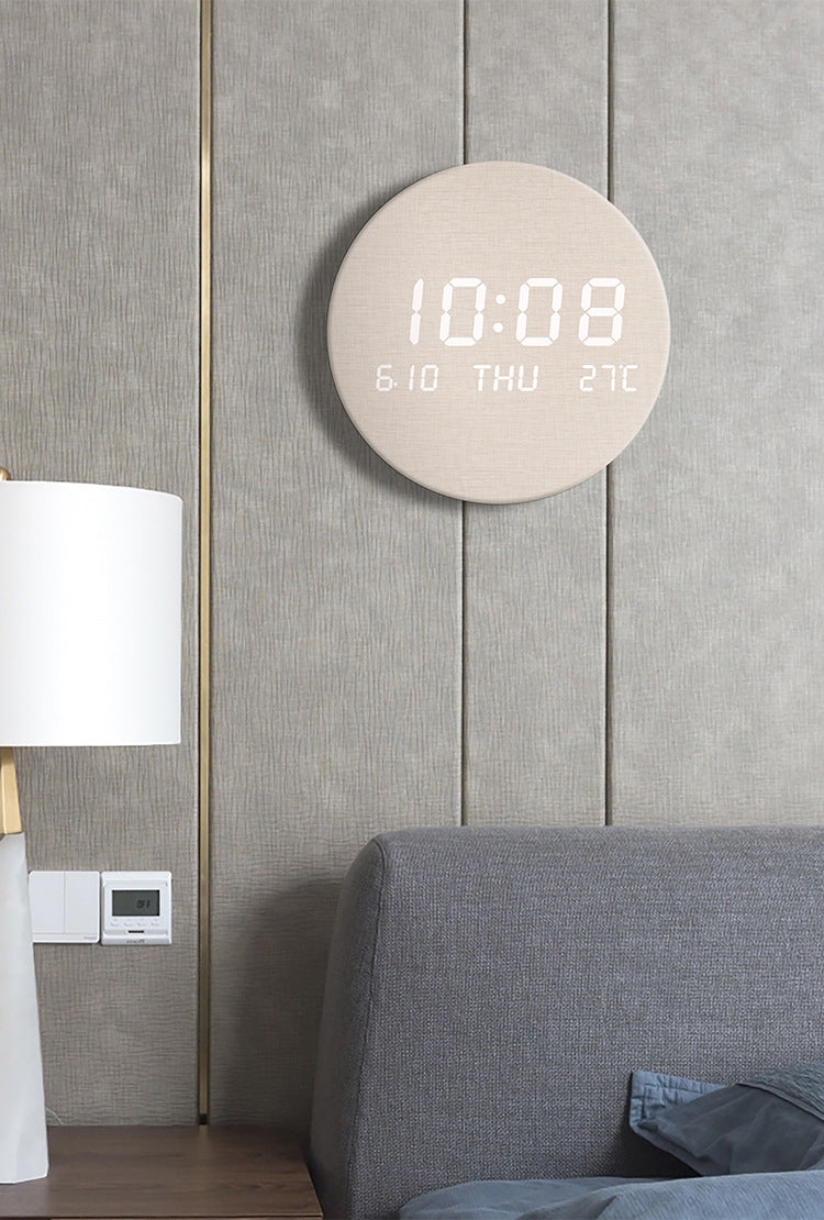 Nordic LED wall clock detail specifications - feature 13
