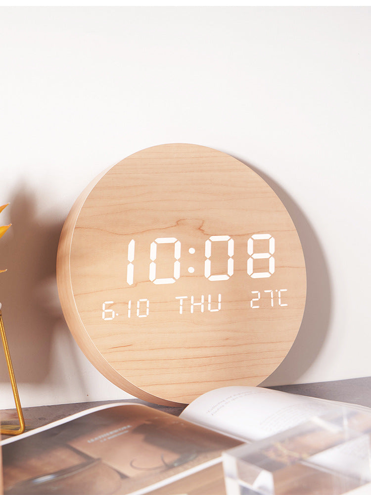 Nordic LED wall clock detail specifications - feature 16