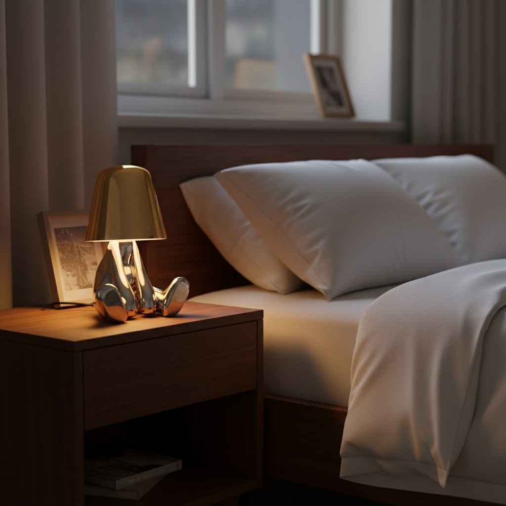 Silver Seated Zen LLTL003-08 lifestyle bedroom