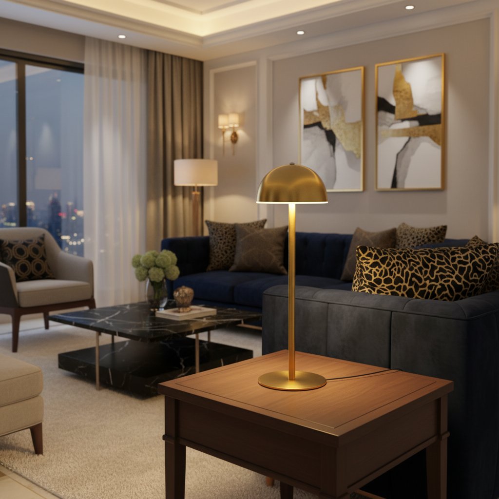 Minimalist Rechargeable LED Table Lamp - Touch Dimming | Dining & Bedroom