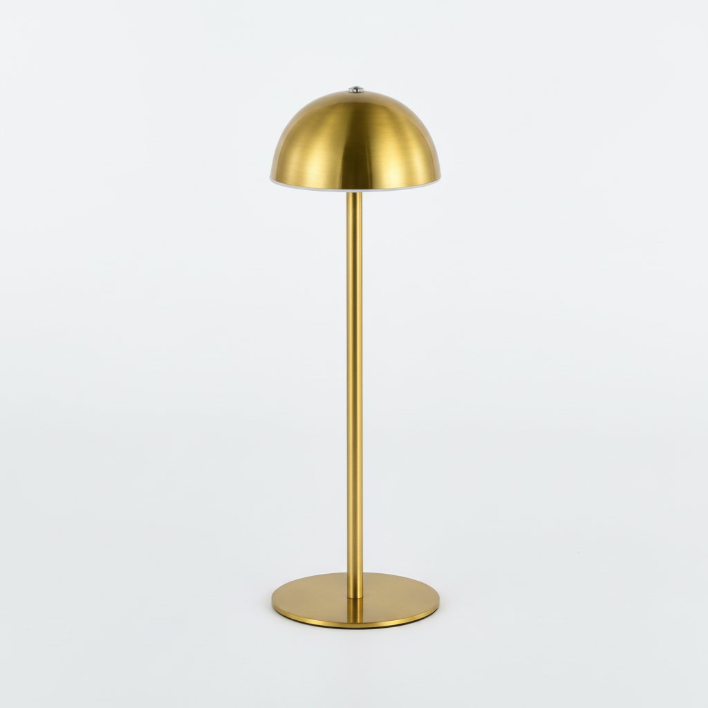 Minimalist LED Table Lamp - Gold Variant Hero (White Background)