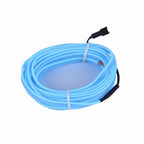 LED Car Interior Light Strip 2-Pack | 3m USB Powered - Blue