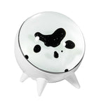 Rechargeable ferrofluid rhythm lamp compact spherical design