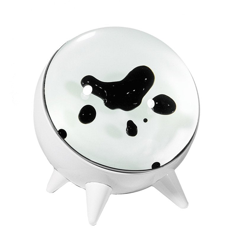 Rechargeable ferrofluid rhythm lamp compact spherical design