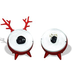 Magnetic ferrofluid lamp product overview - White and Black variants
