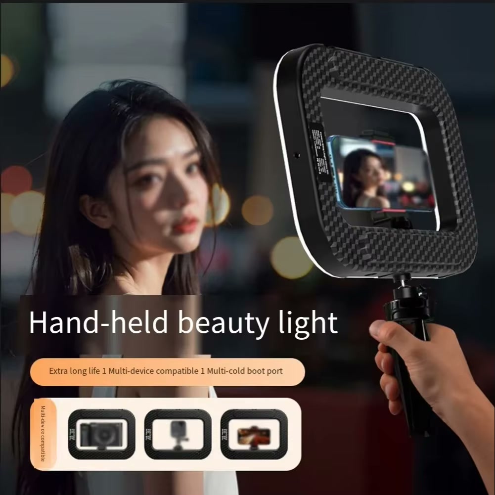 LumiLiving 26cm color Ring Light with 2.1m Floor Stand