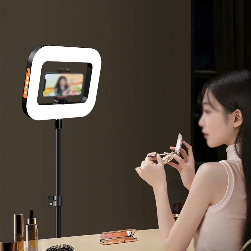 LumiLiving 26cm color Ring Light with 2.1m Floor Stand