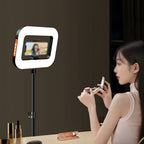 LumiLiving 26cm color Ring Light with 2.1m Floor Stand