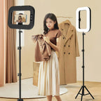 LumiLiving 26cm color Ring Light with 2.1m Floor Stand