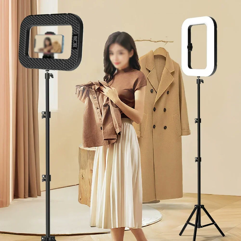 LumiLiving 26cm color Ring Light with 2.1m Floor Stand