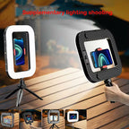 LumiLiving 26cm color Ring Light with 2.1m Floor Stand