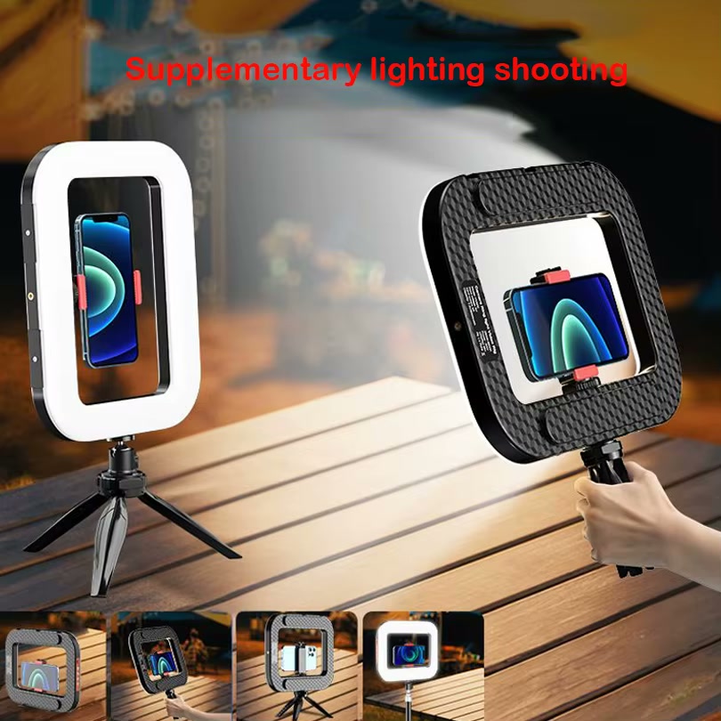LumiLiving 26cm color Ring Light with 2.1m Floor Stand