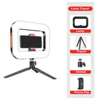 LumiLiving 26cm color Ring Light with 2.1m Floor Stand