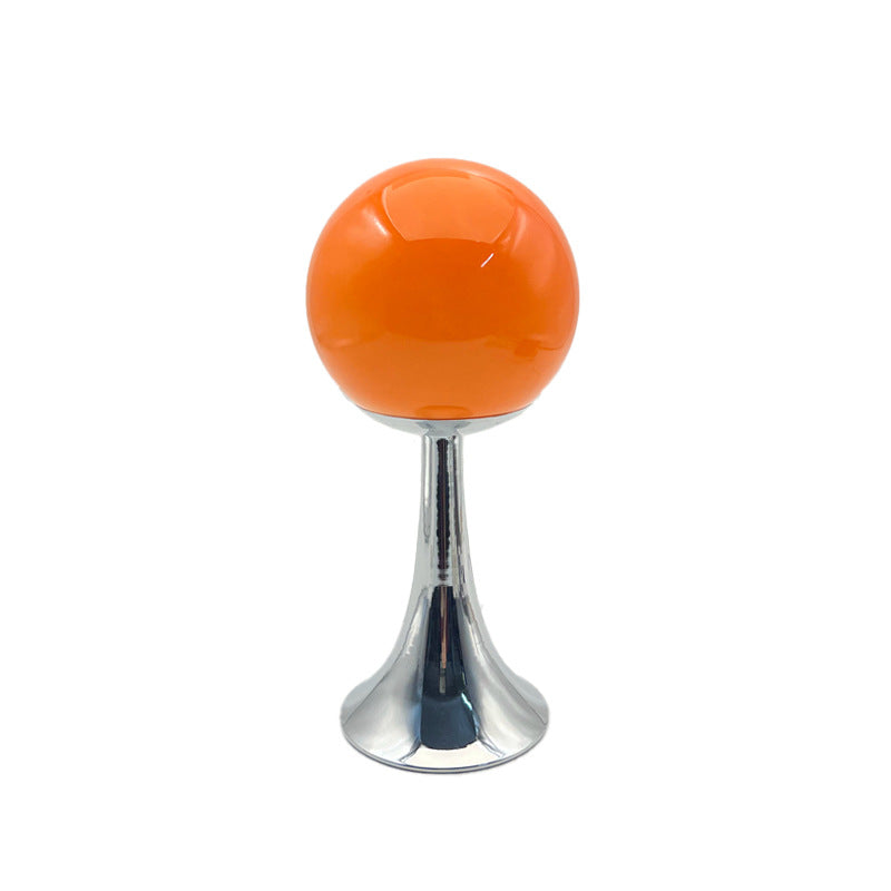 Retro Spherical Globe Bedside Lamp - white background studio shot