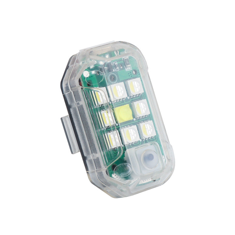 LED Wireless Remote Control Strobe Warning Lights - 7 Colours 30+ Modes