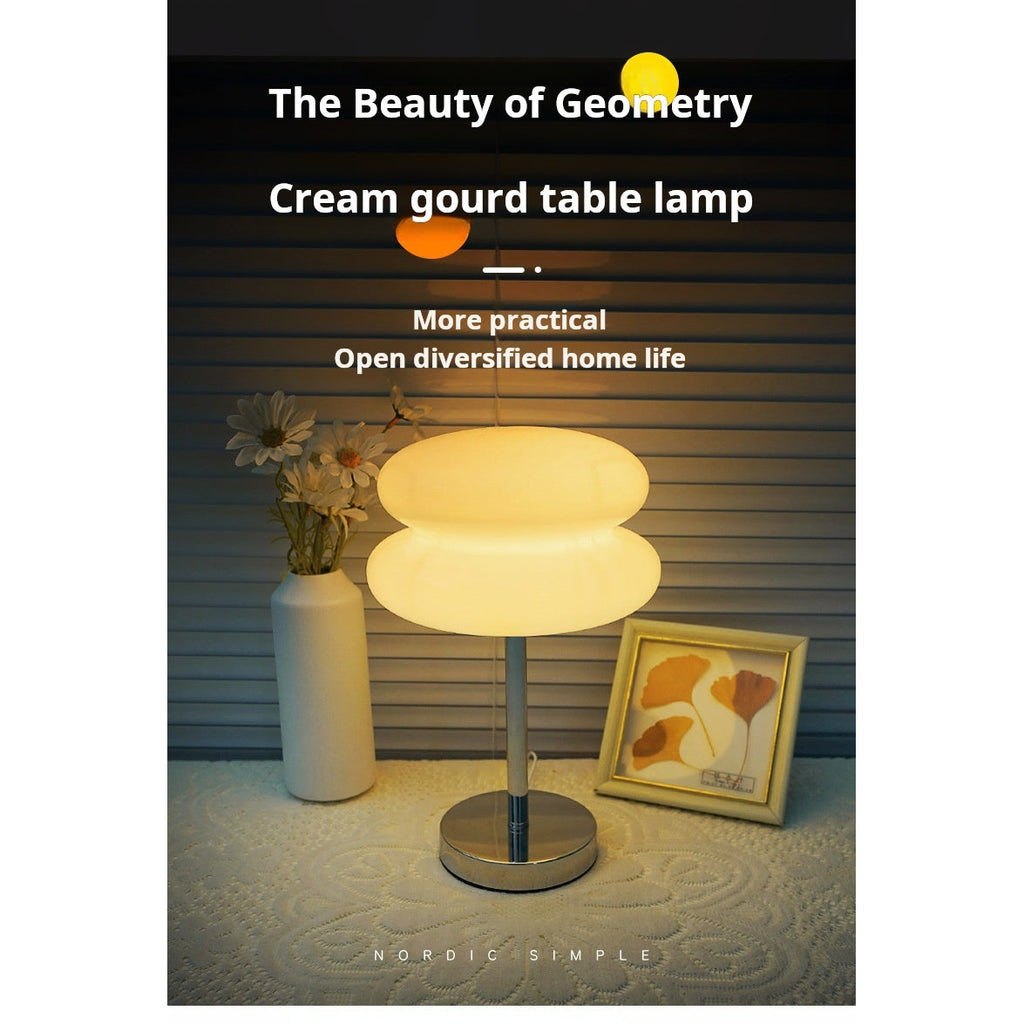 Hamburg glass table lamp collection - multiple colors Bauhaus style