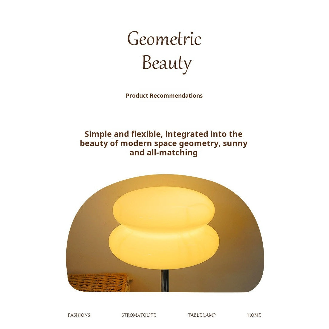 glass table lamp in use - ambient lighting study room