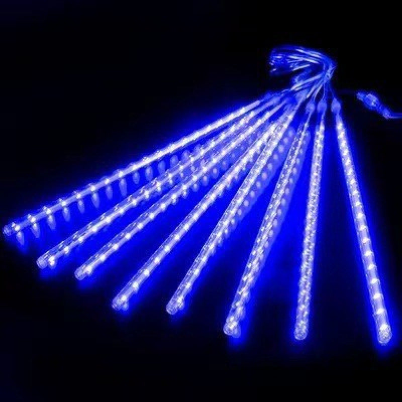 LED meteor shower lights blue variant detail