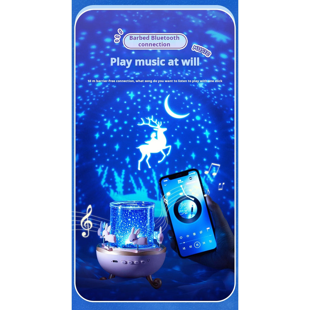Galaxy Projector — Purple Ambient Light Mode