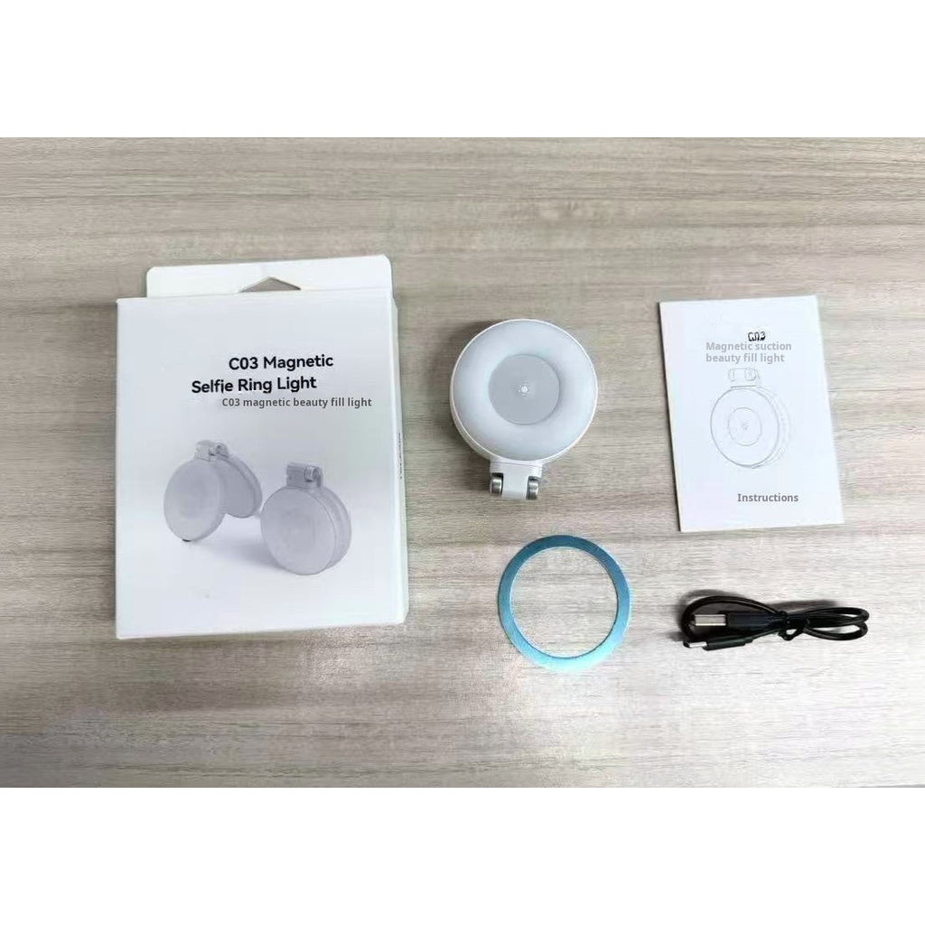 MagSafe Magnetic Selfie Ring Light with Phone Stand