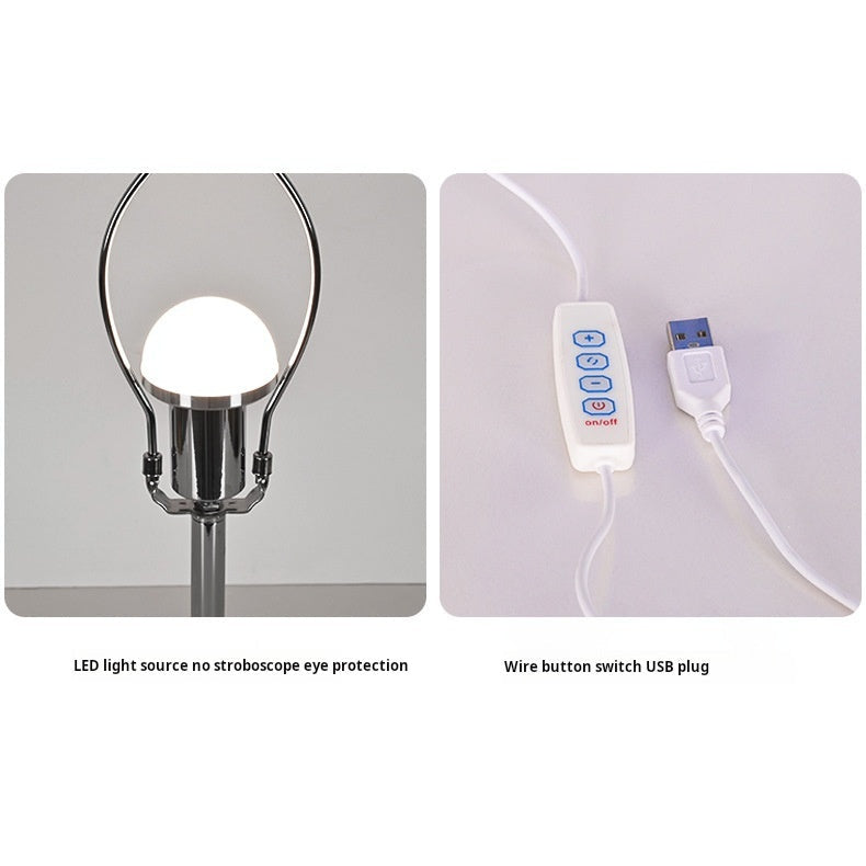 Acrylic table lamp key features chrome base translucent dome