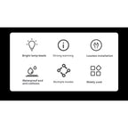 LED Wireless Remote Control Strobe Warning Lights - 7 Colours 30+ Modes