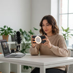 MagSafe Magnetic Selfie Ring Light with Phone Stand