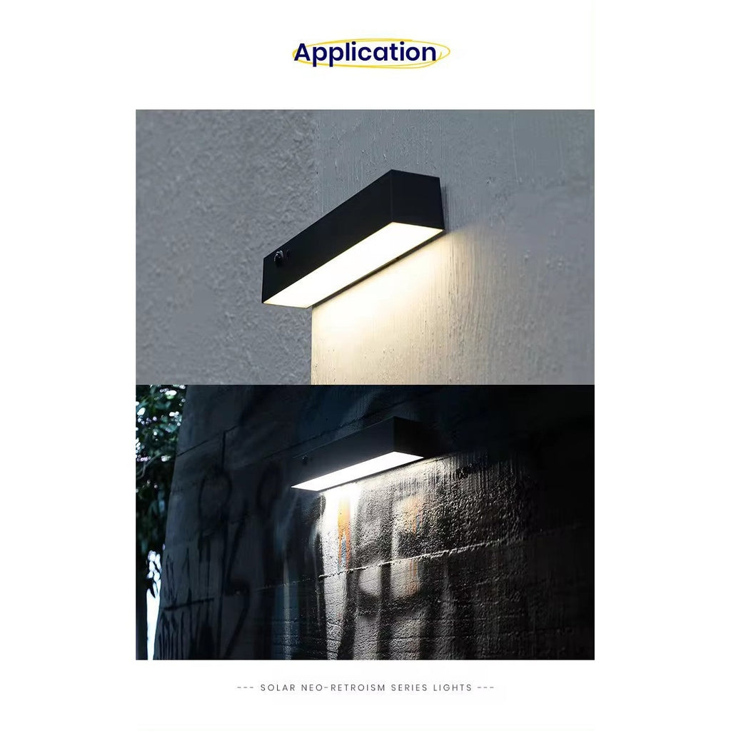 Solar Wall Lamp - Specification Chart