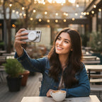 MagSafe Magnetic Selfie Ring Light with Phone Stand