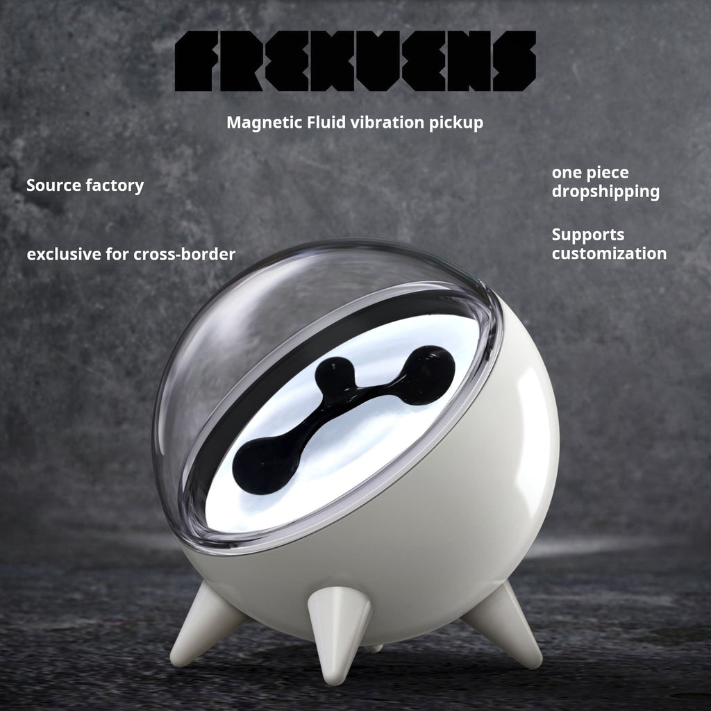 Ferrofluid music lamp complete set with accessories and cable