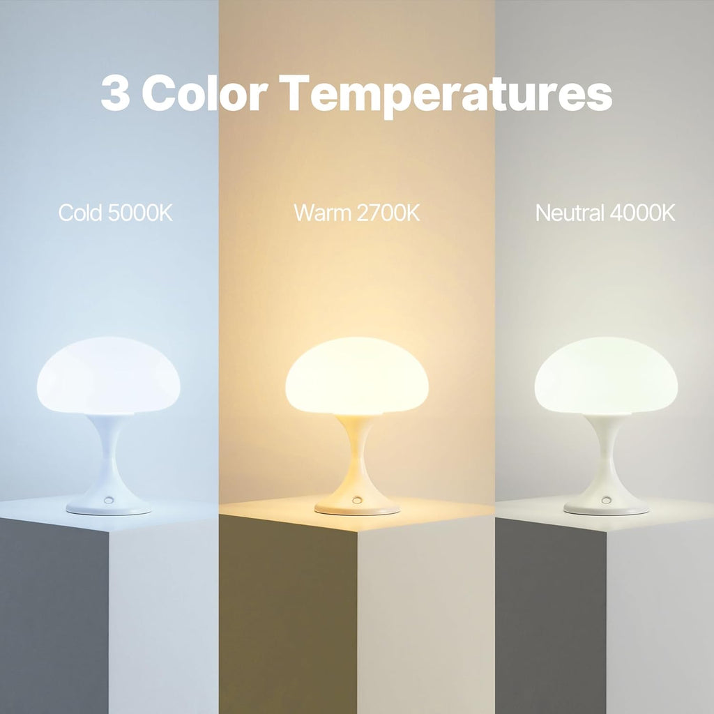 Jellyfish lamp 3 color temperatures cold warm neutral