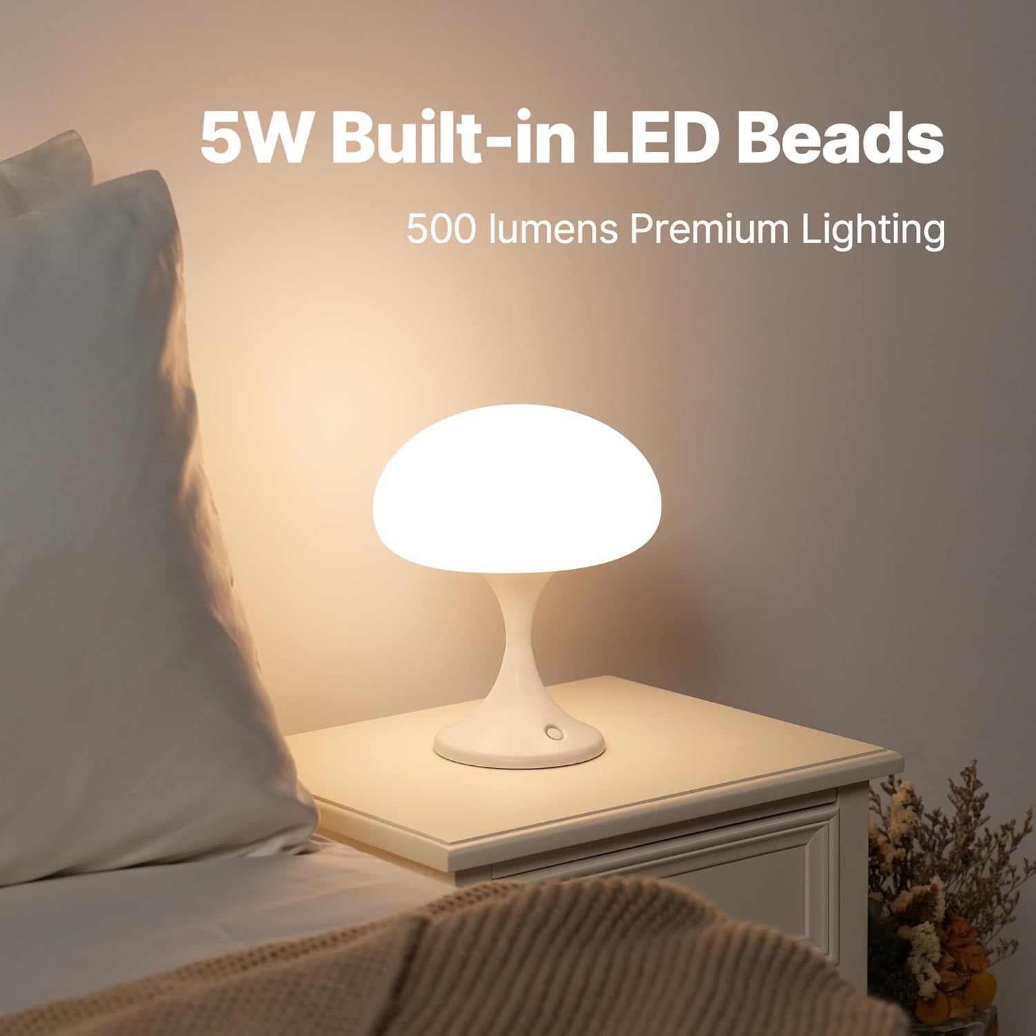 Jellyfish lamp 5W LED 500 lumens bedside