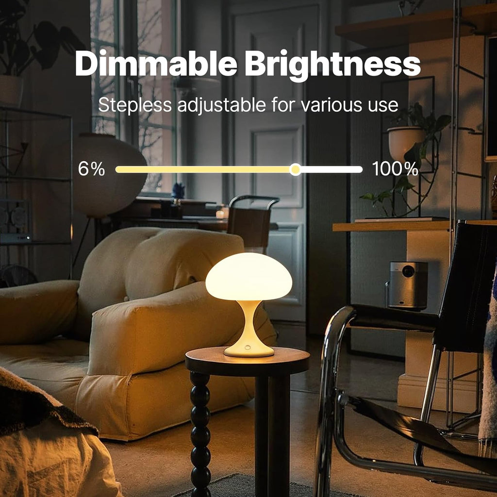 Jellyfish lamp dimmable brightness 6 to 100 percent