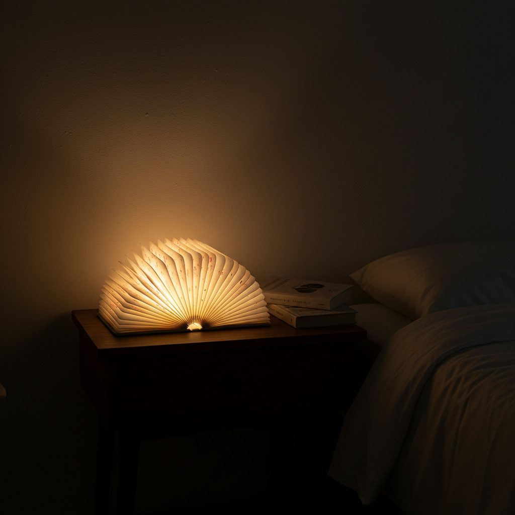LumiLiving Folding Book Lamp - Lifestyle 1