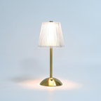 Crystal Small Table Lamp - Large Stripe