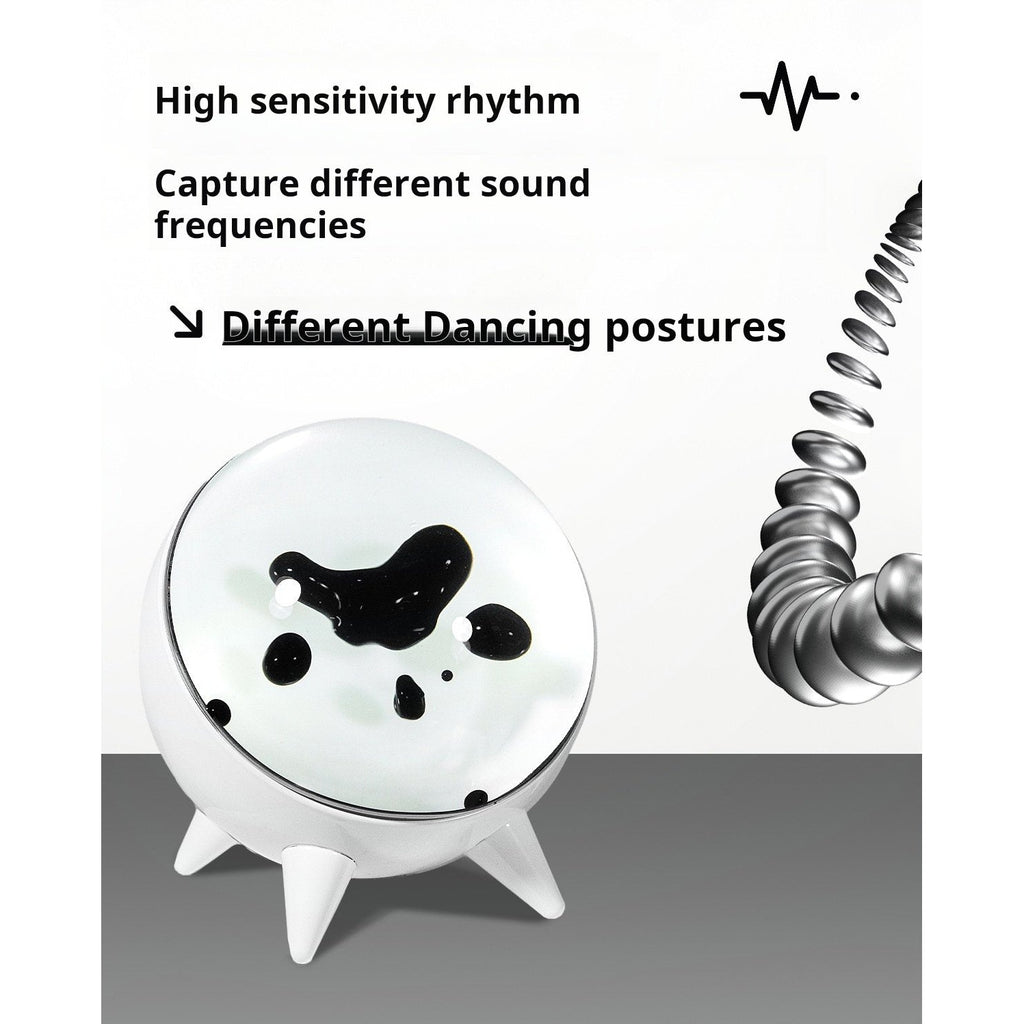 Magnetic rhythm lamp showing ferrofluid movement to music
